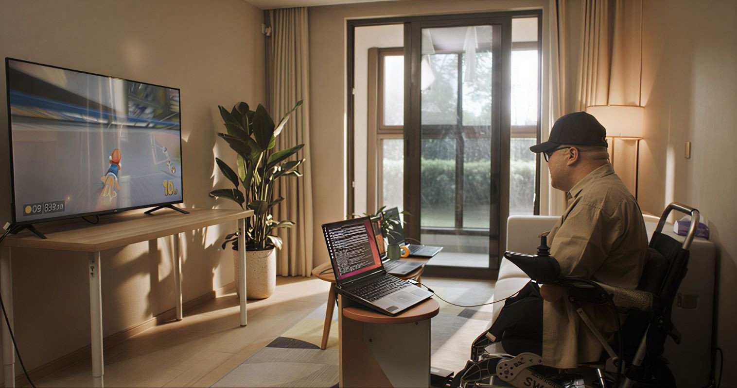 ind-controlled wheelchair powered by a brain-computer interface in a China clinical trial giving a tetraplegia patient independent mobility ​ind-controlled wheelchair powered by a brain-computer interface in a China clinical trial giving a tetraplegia patient independent mobility ​Mind-controlled wheelchair powered by a brain-computer interface in a China clinical trial giving a tetraplegia patient independent mobility