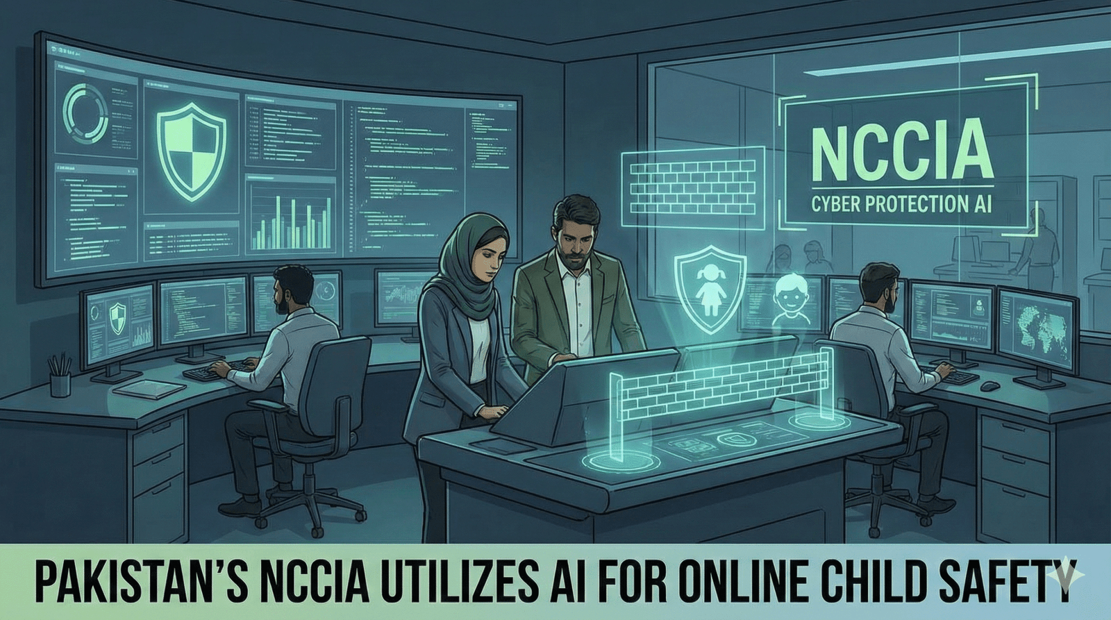 Pakistan’s NCCIA using an AI tool in a cyber operations room to improve online child safety