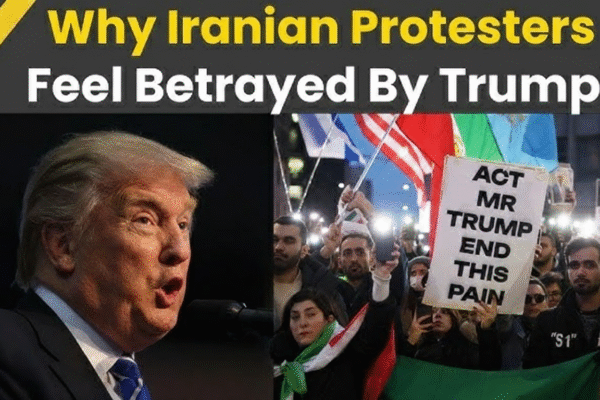 Betrayed Iranian protesters marching during Iran protests 2026