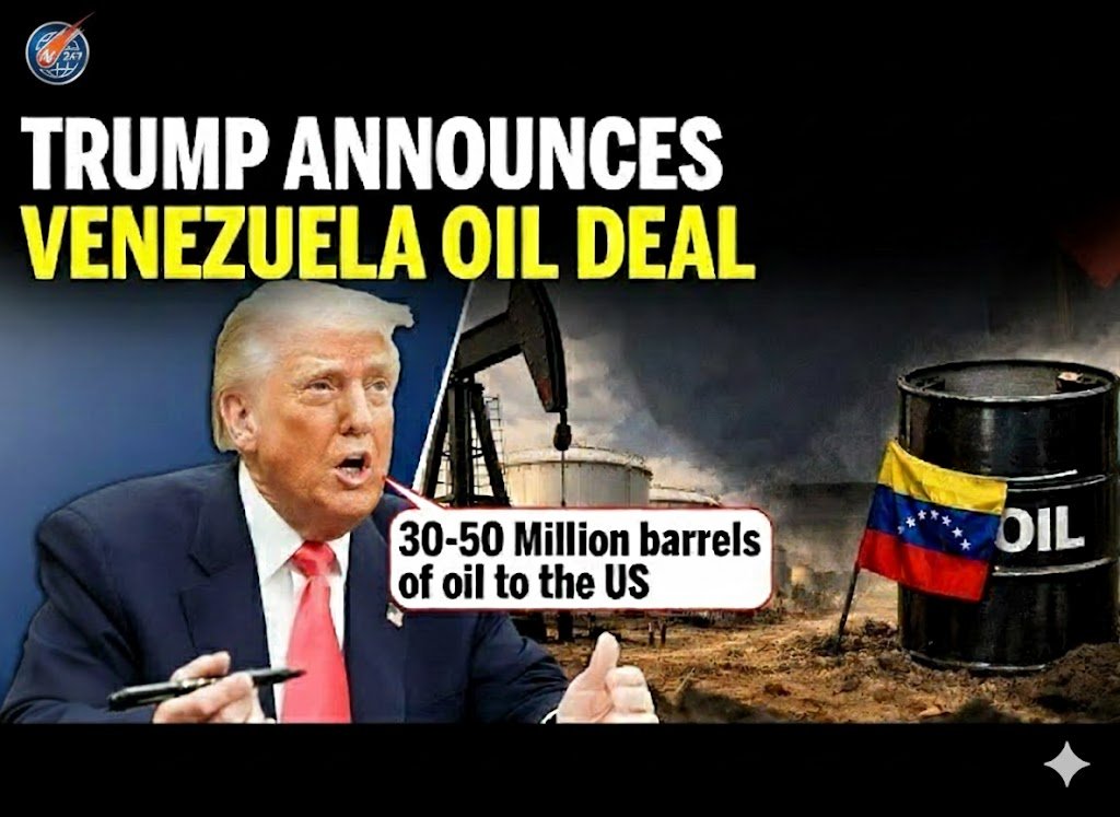 Trump Venezuela oil deal: 50 million barrels of Venezuelan crude oil being transferred to United States