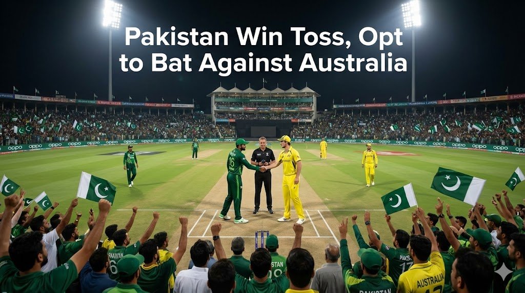 Pakistan win toss opt to bat against Australia in T20