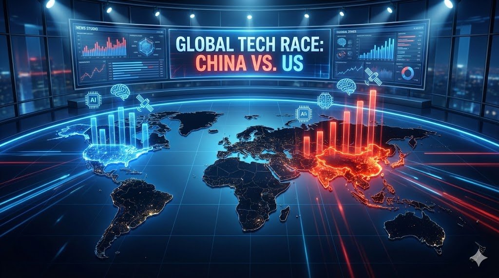 China leaving the United States behind in global power and influence