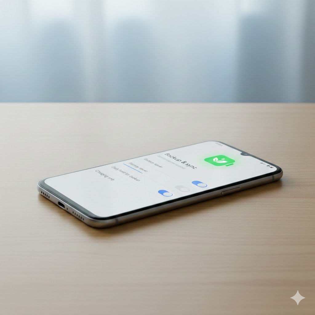 Google Photos battery-saving backup