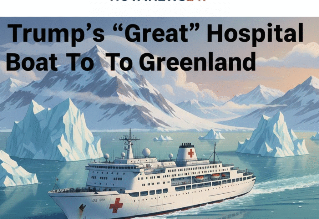 Trump’s ‘great’ hospital boat to Greenland.