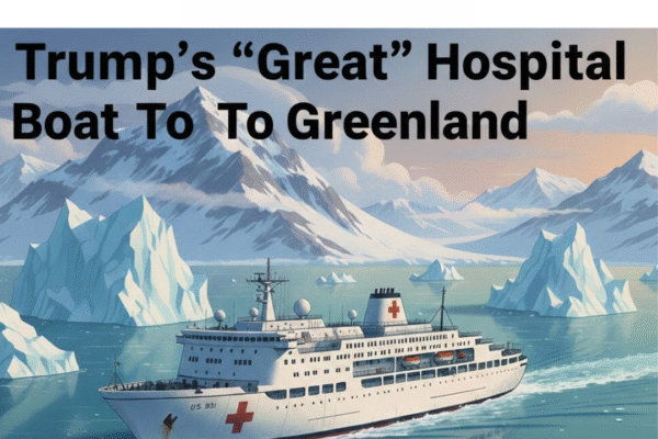 Trump’s ‘great’ hospital boat to Greenland.
