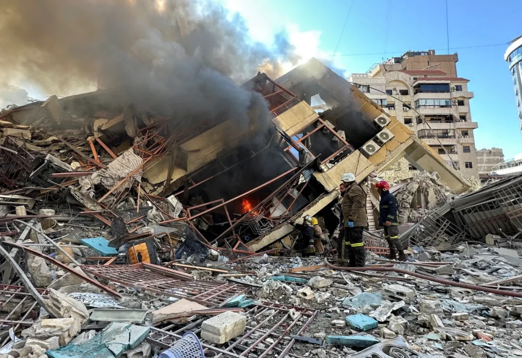 Iran war latest updates showing smoke rising near Dubai airport and Gulf oil facilities