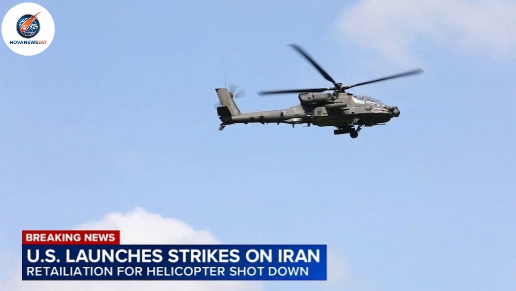 US strikes on Iran for retaliation after helicopter shot down