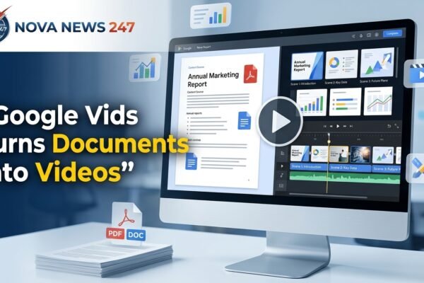 Google Vids turns documents into videos