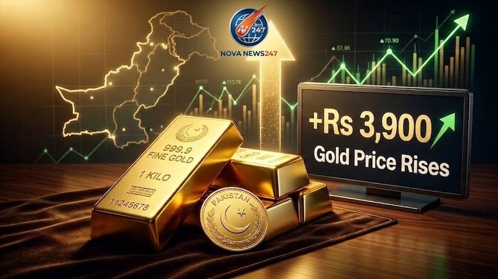 Gold prices in Pakistan rise by Rs3,900 to Rs469,136 per tola